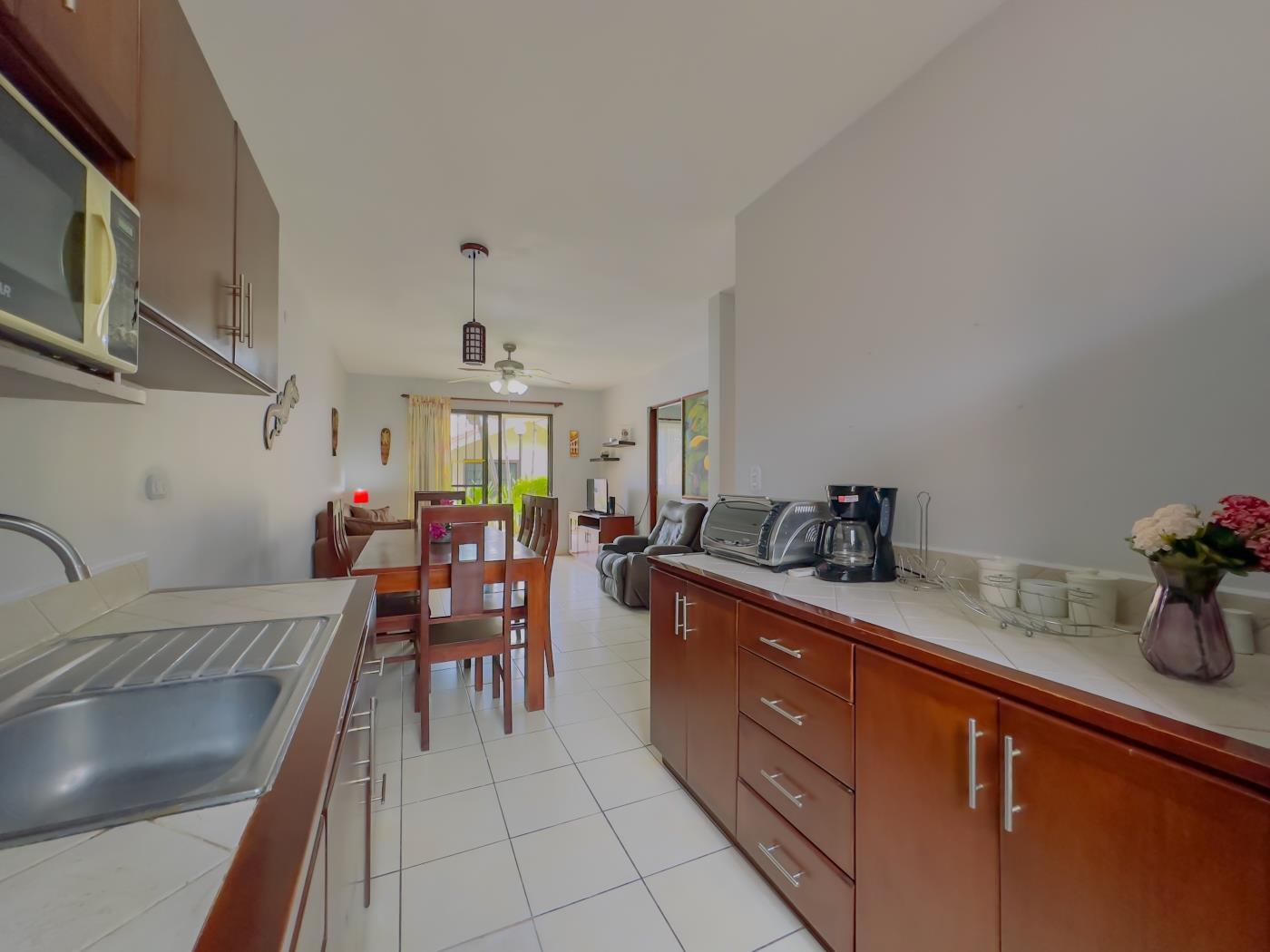 Green Turtle 1 Ground Floor 2 Bed 2 Bath in Las Palmas in Playas del Coco